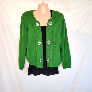 Vintage Green Cardigan